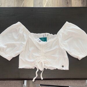 White Crop Top
